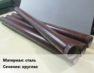 Труба водосточная оцинкованная сталь круглая